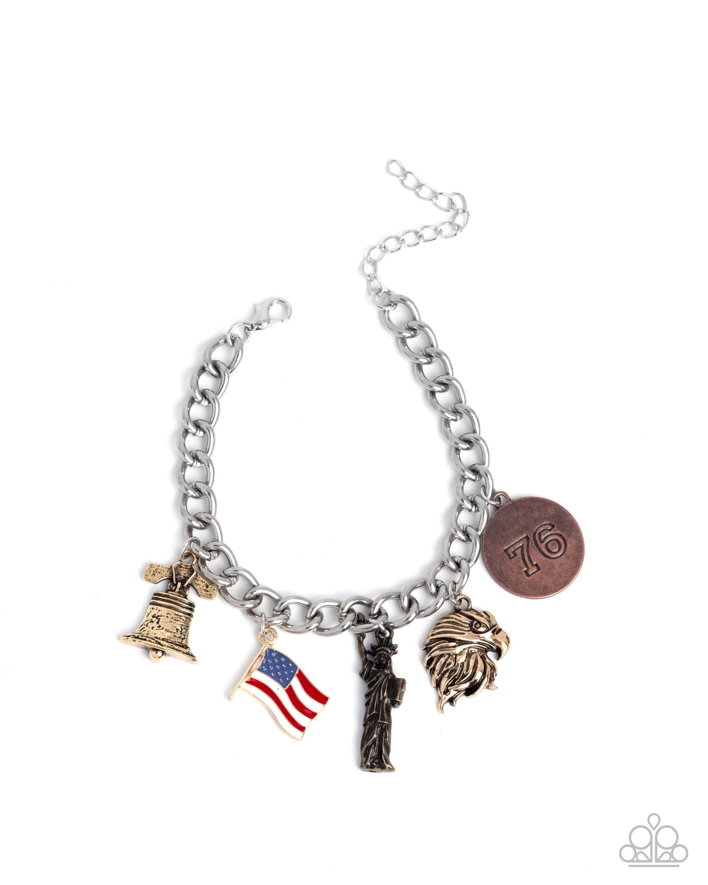 Liberty Legacy - Mixed Metal charm bracelet
