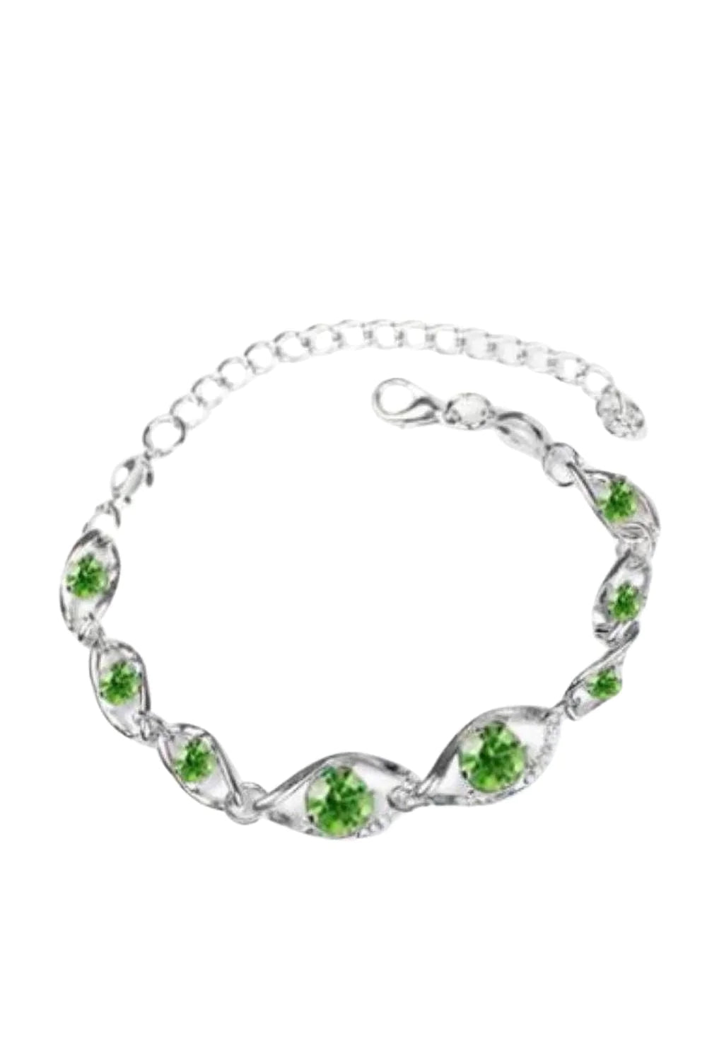 Rich is Rich Green Gem Bracelet