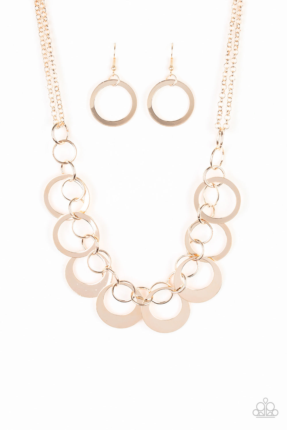 In Full Orbit - Rose Gold necklace