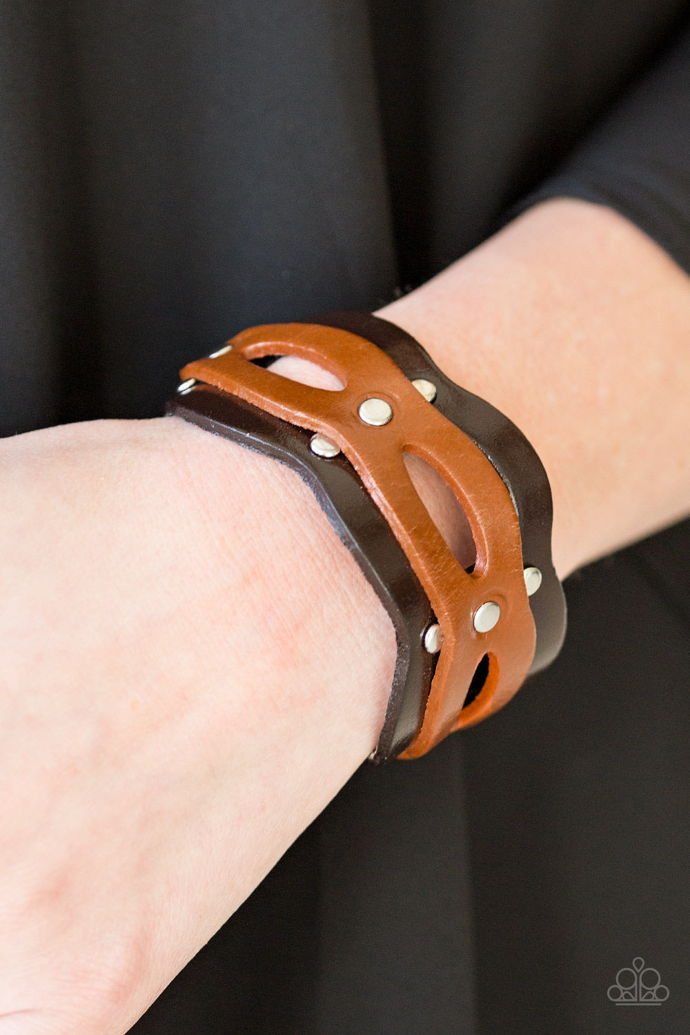 SPURS Of The Moment - Brown urban bracelet