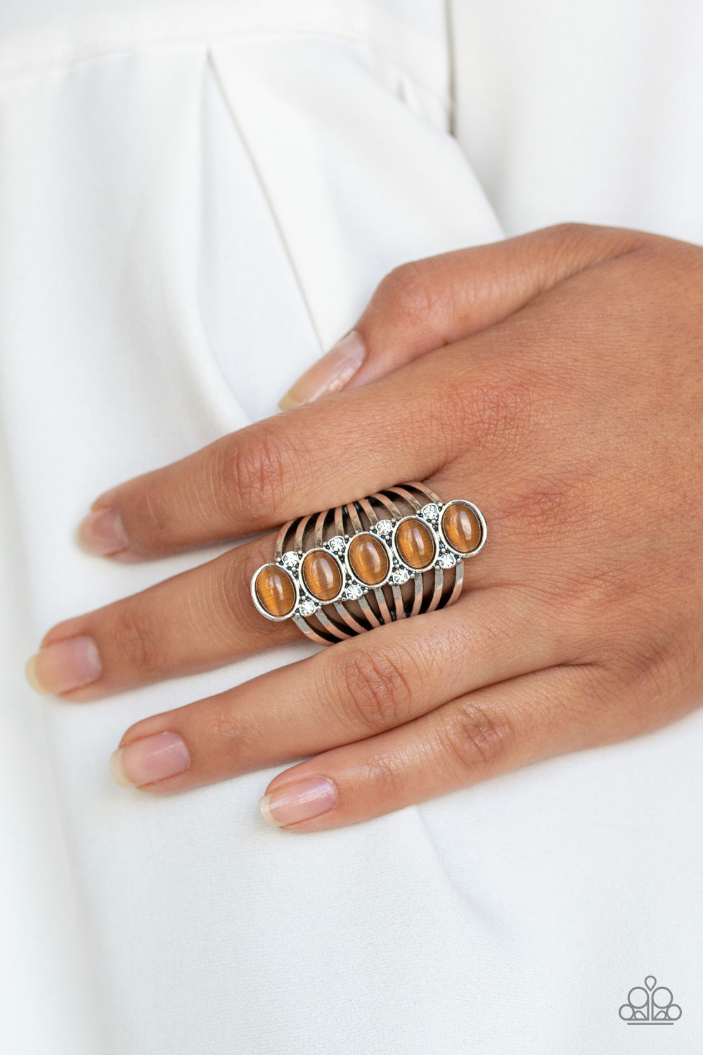 BLING Your Heart Out - Brown ring