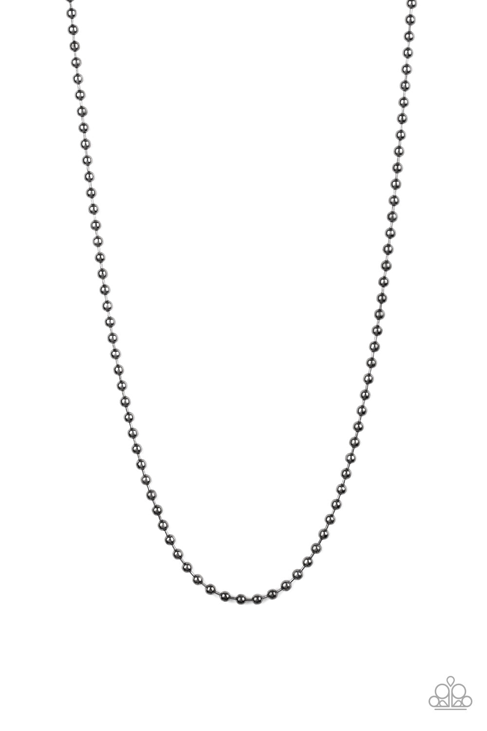 Cadet Casual - Black men's necklace