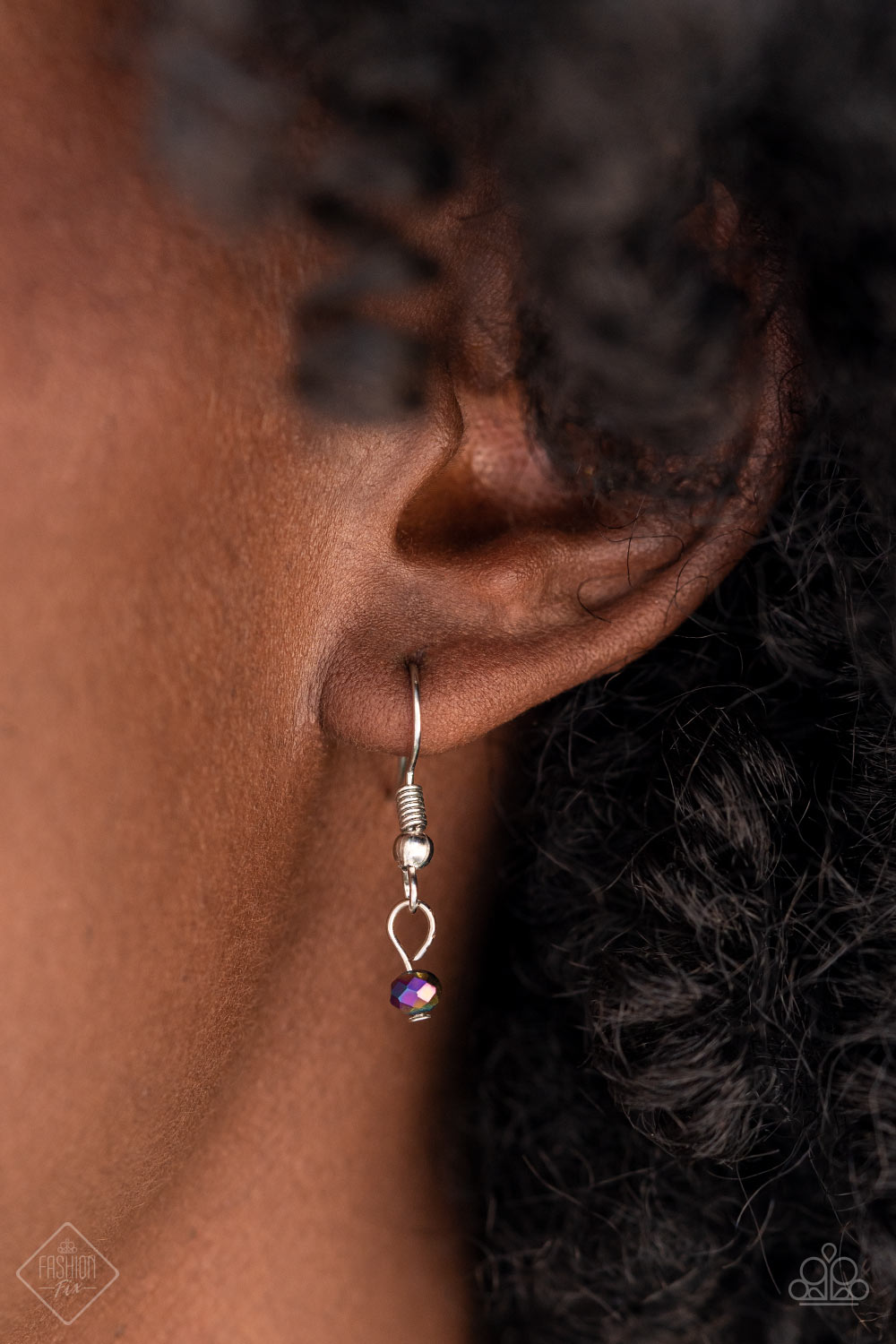 Stunning Supernova - Multicolor Oil Spill Necklace