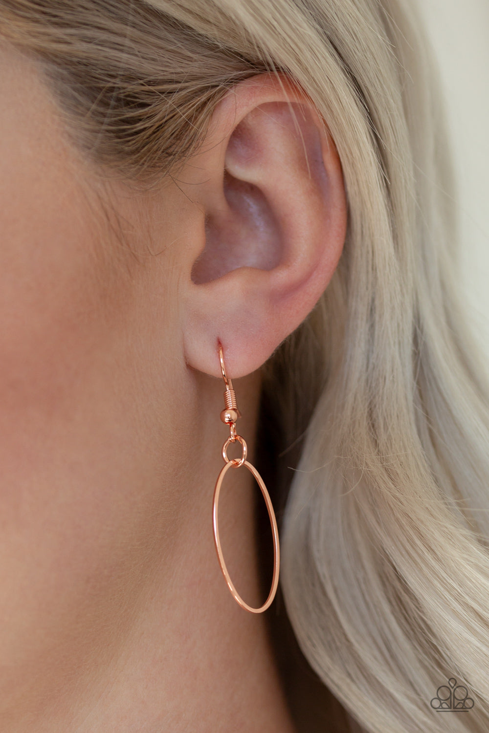 Fringe Finale - Shiny Copper necklace