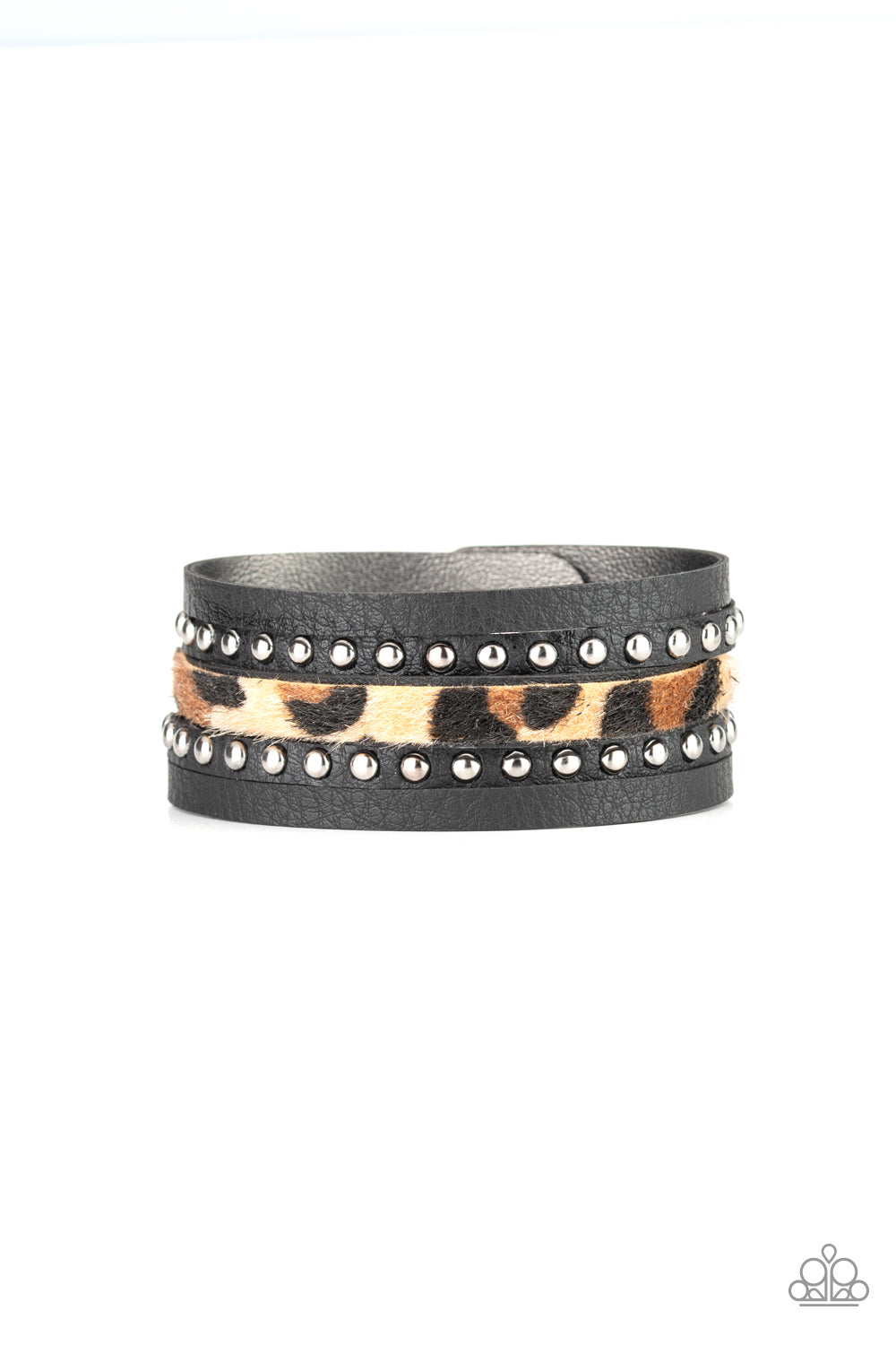 Born To Be WILDCAT - Brown wrap bracelet