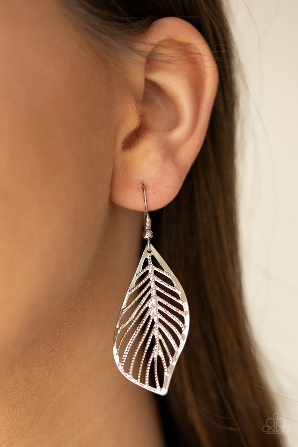 Feathery Foliage - Green necklace