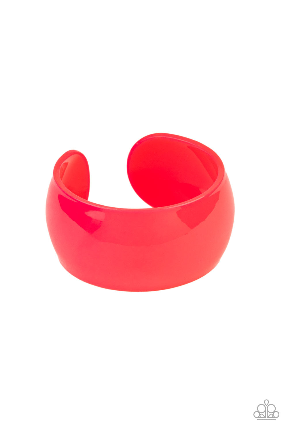 Fluent in Flamboyance - Pink cuff bracelet