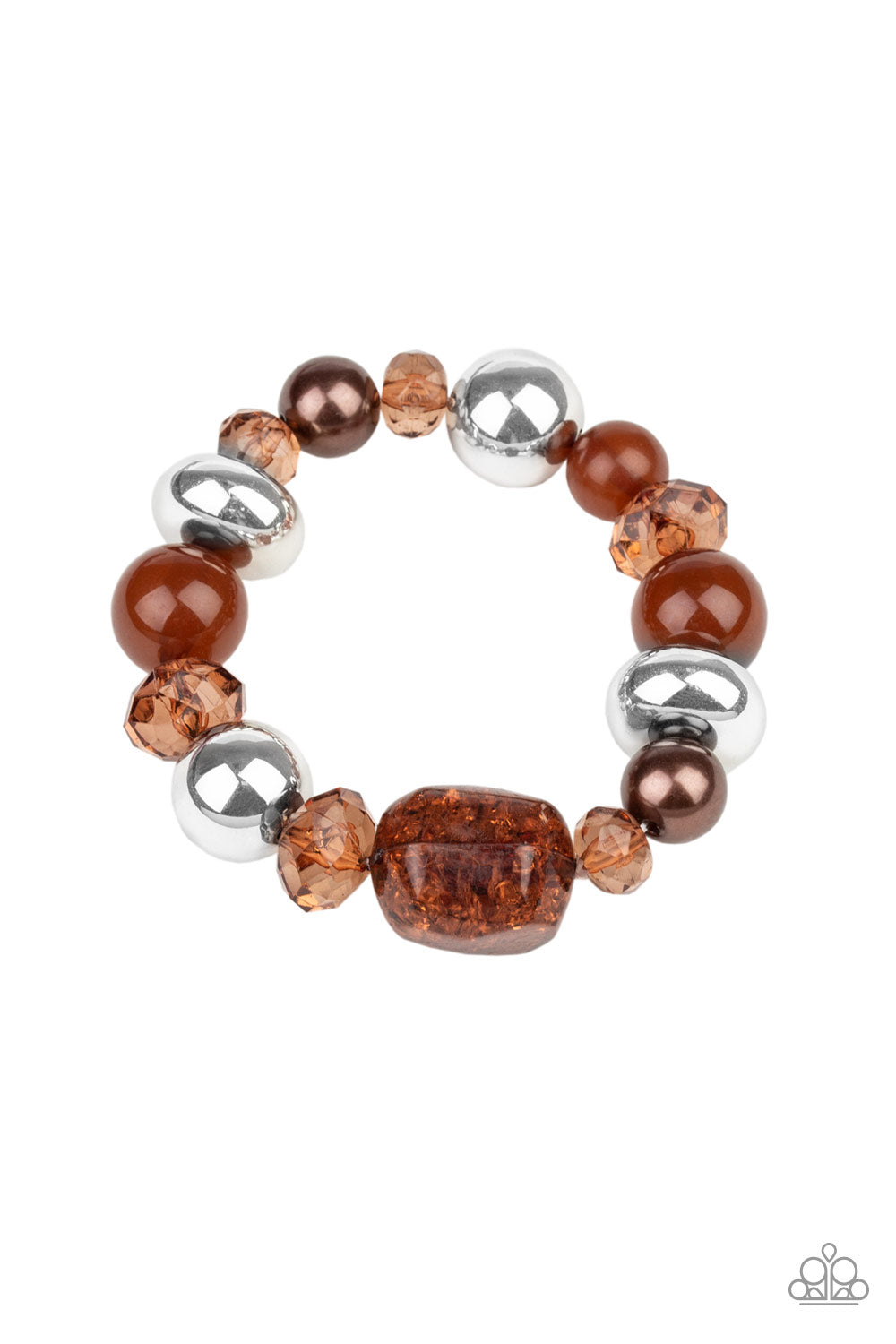 Ice Ice-Breaker - Brown bracelet