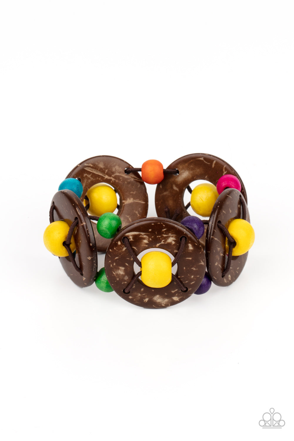 Island Adventure - Multicolor wood bracelet