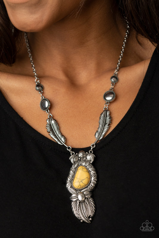 Ruler of The Roost - Yellow necklace