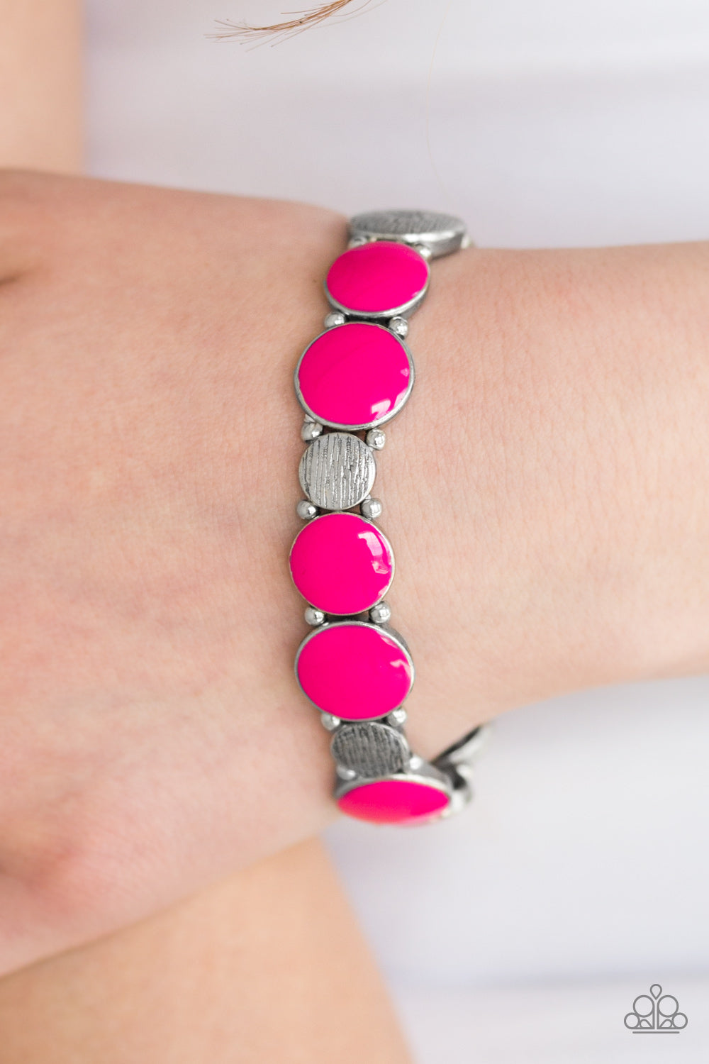 Paparazzi Bracelet "Bubble Blast - Pink"
