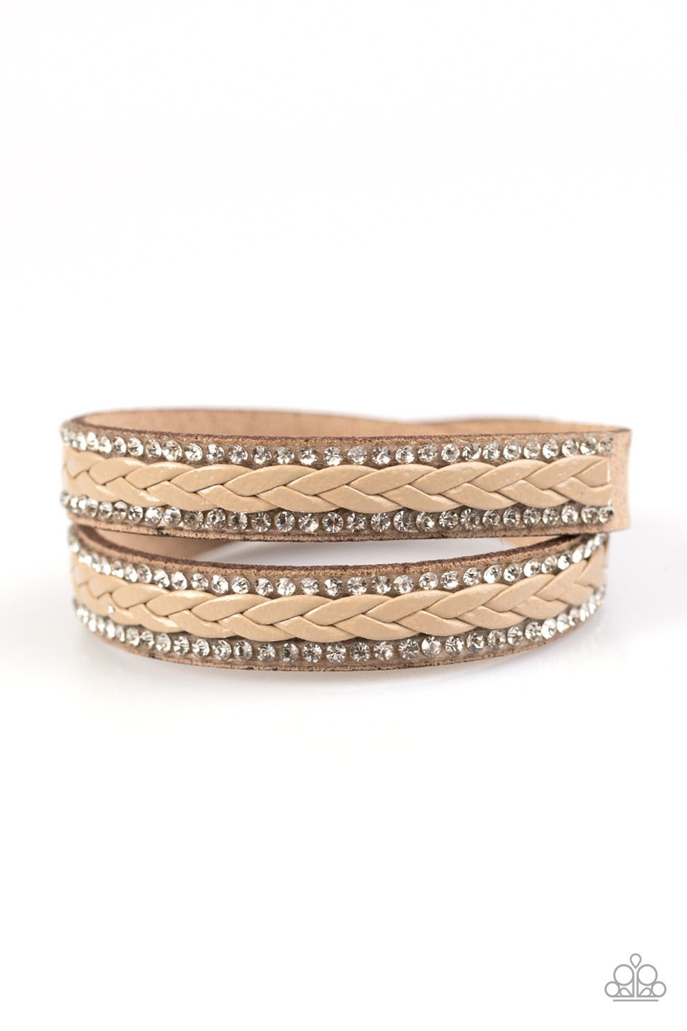 SLAY The Field - Brown Wrap Bracelet