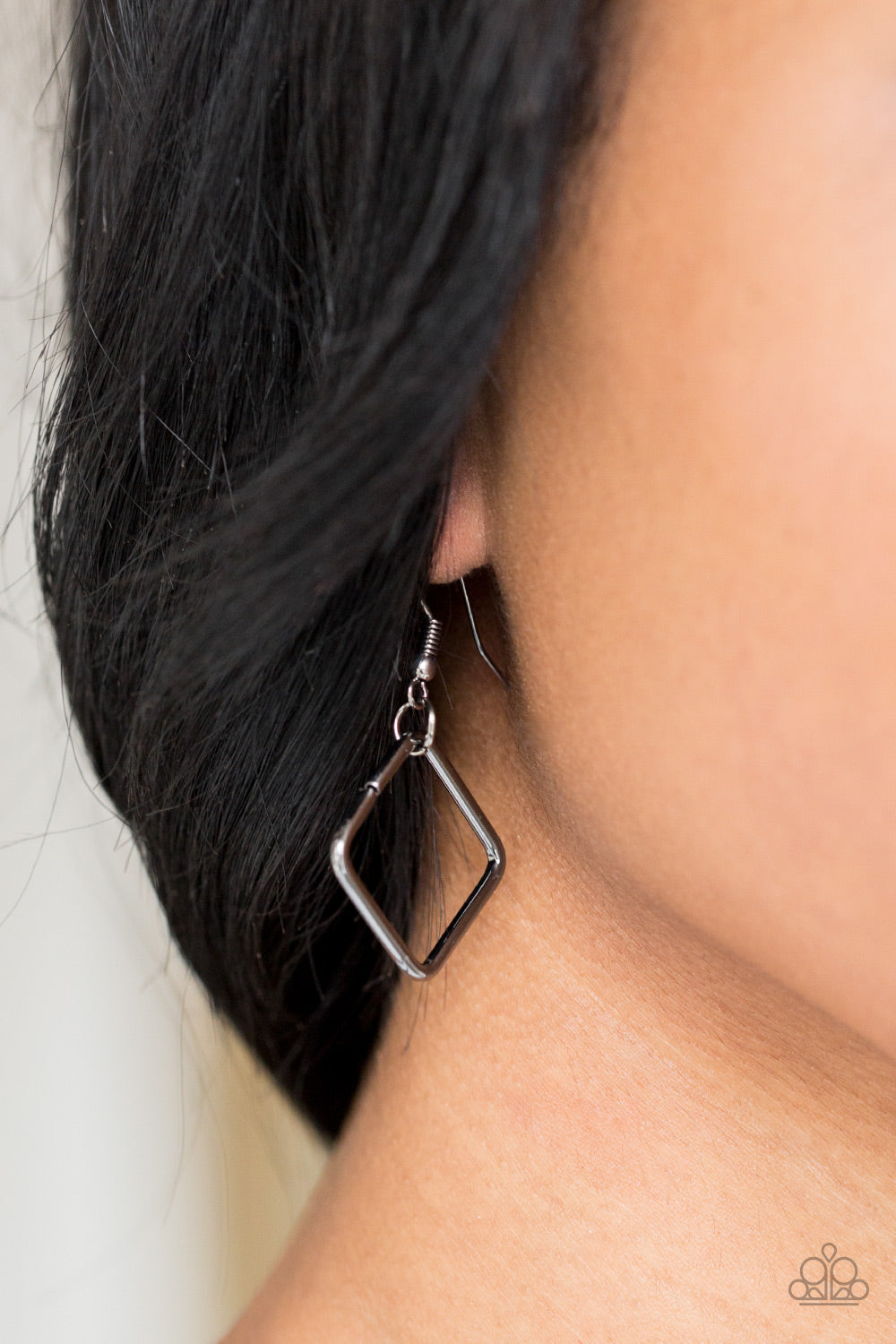 Backed Into A Corner - Black/Gunmetal necklace