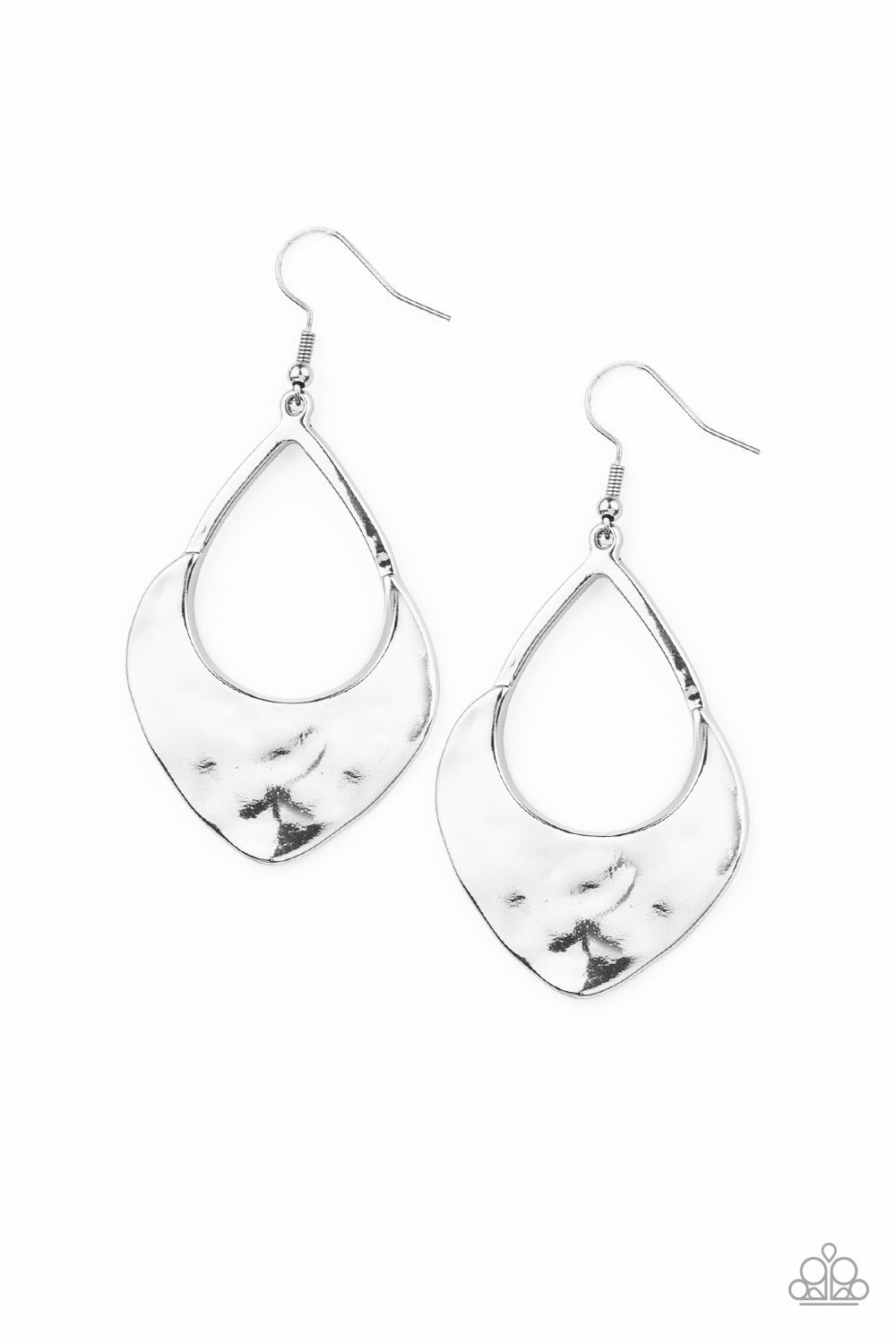 Dig Your Heels In - Silver earrings