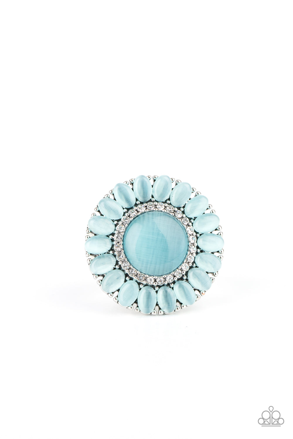 Elegantly Eden - Blue moonstone ring