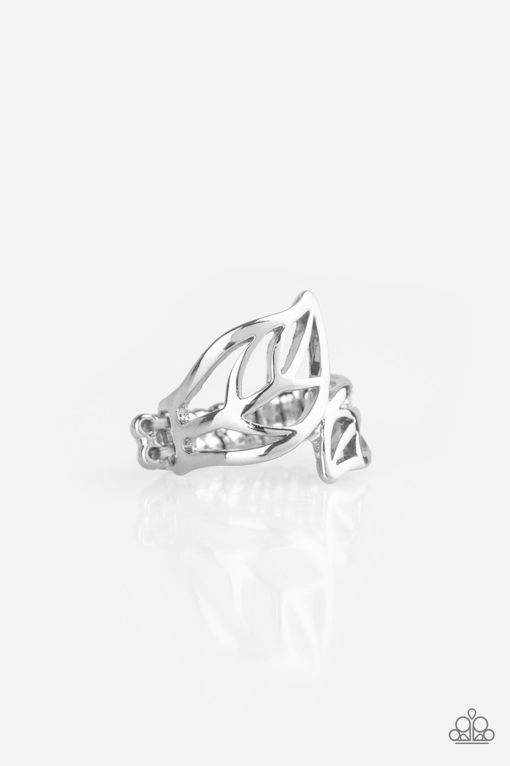 LEAF It All Behind - Silver ring