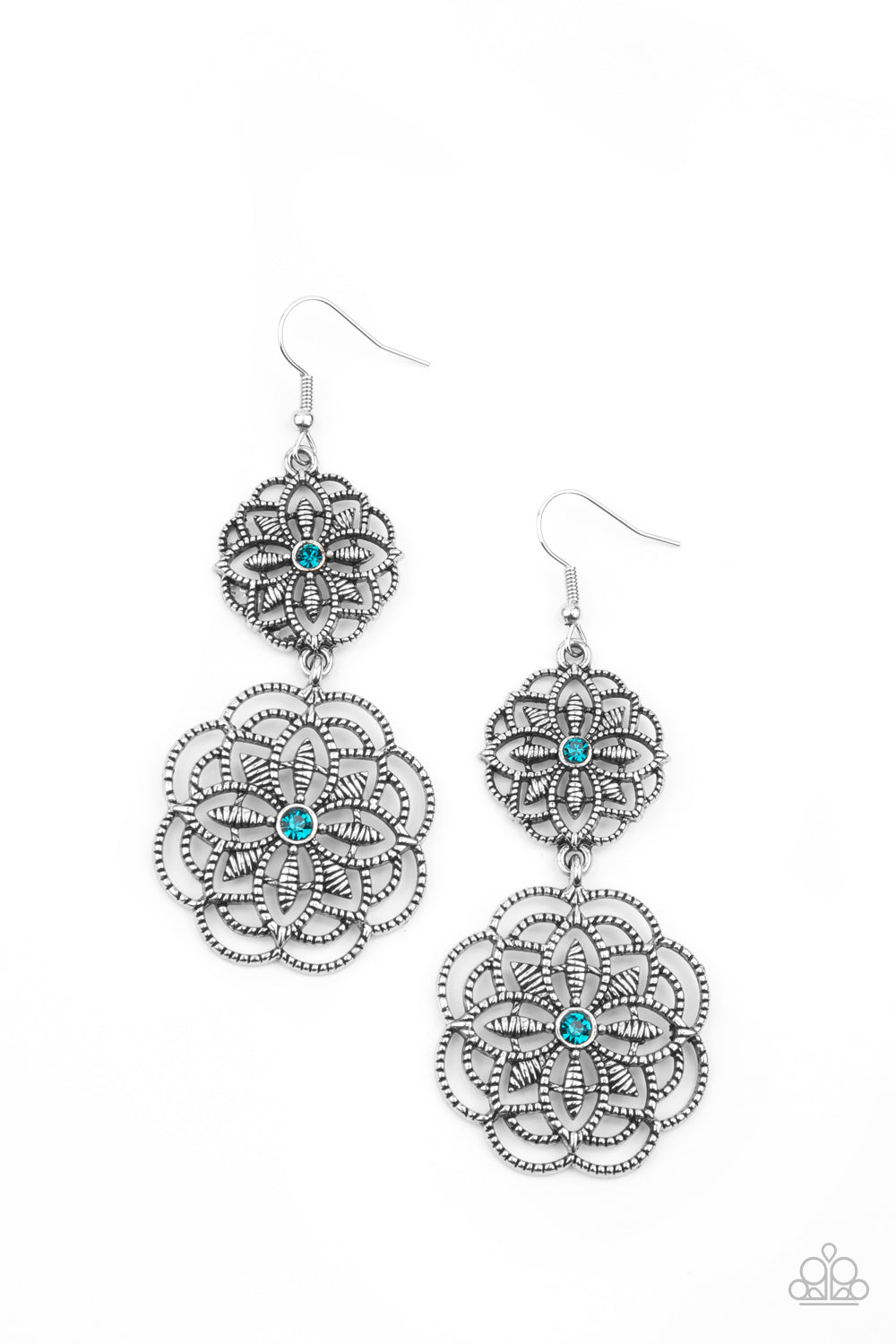 Mandala Mecca - Blue earrings