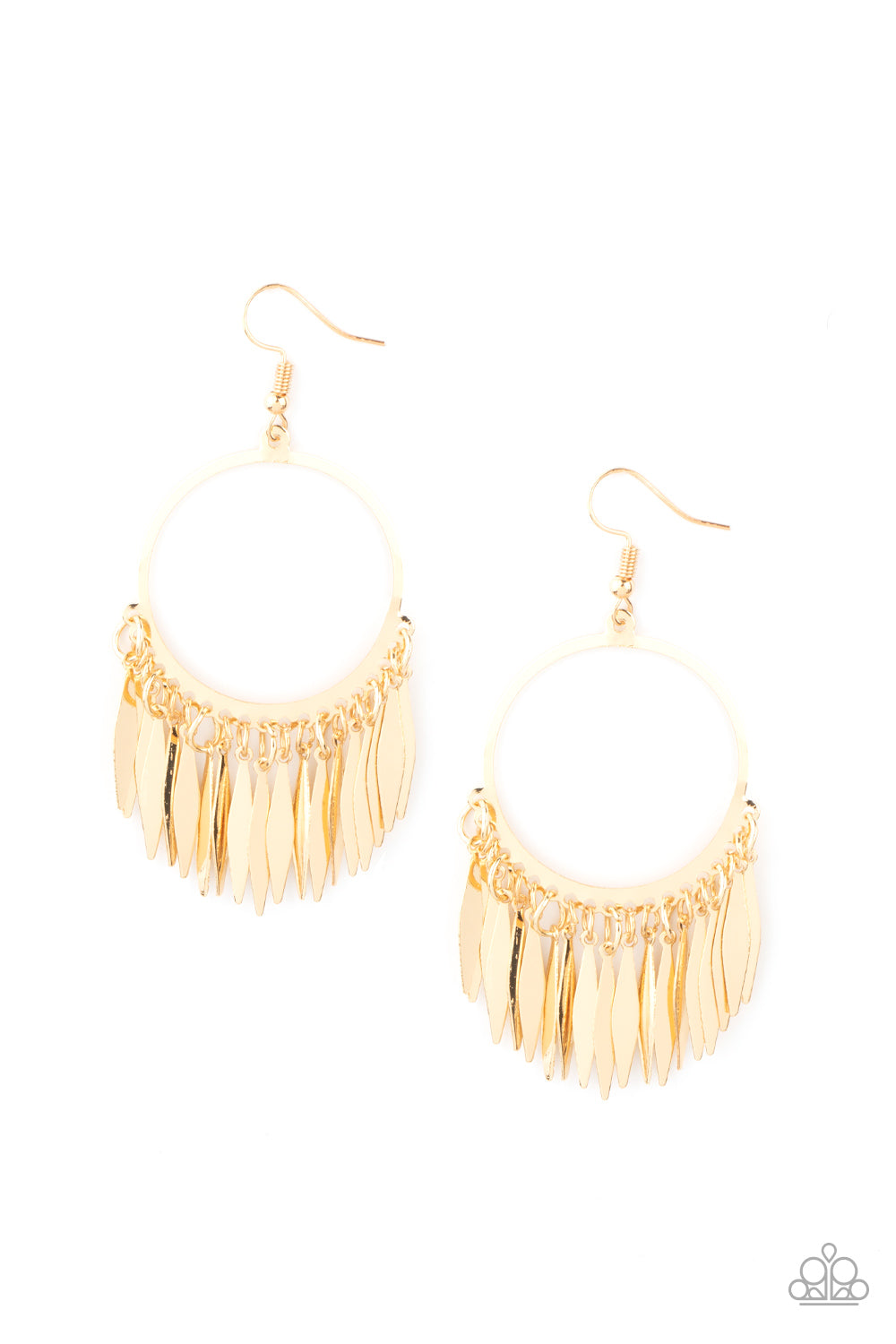 Radiant Chimes - Gold earrings