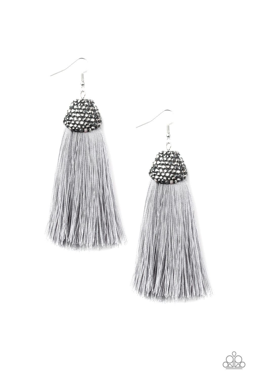 Razzle Riot - Silver earrings