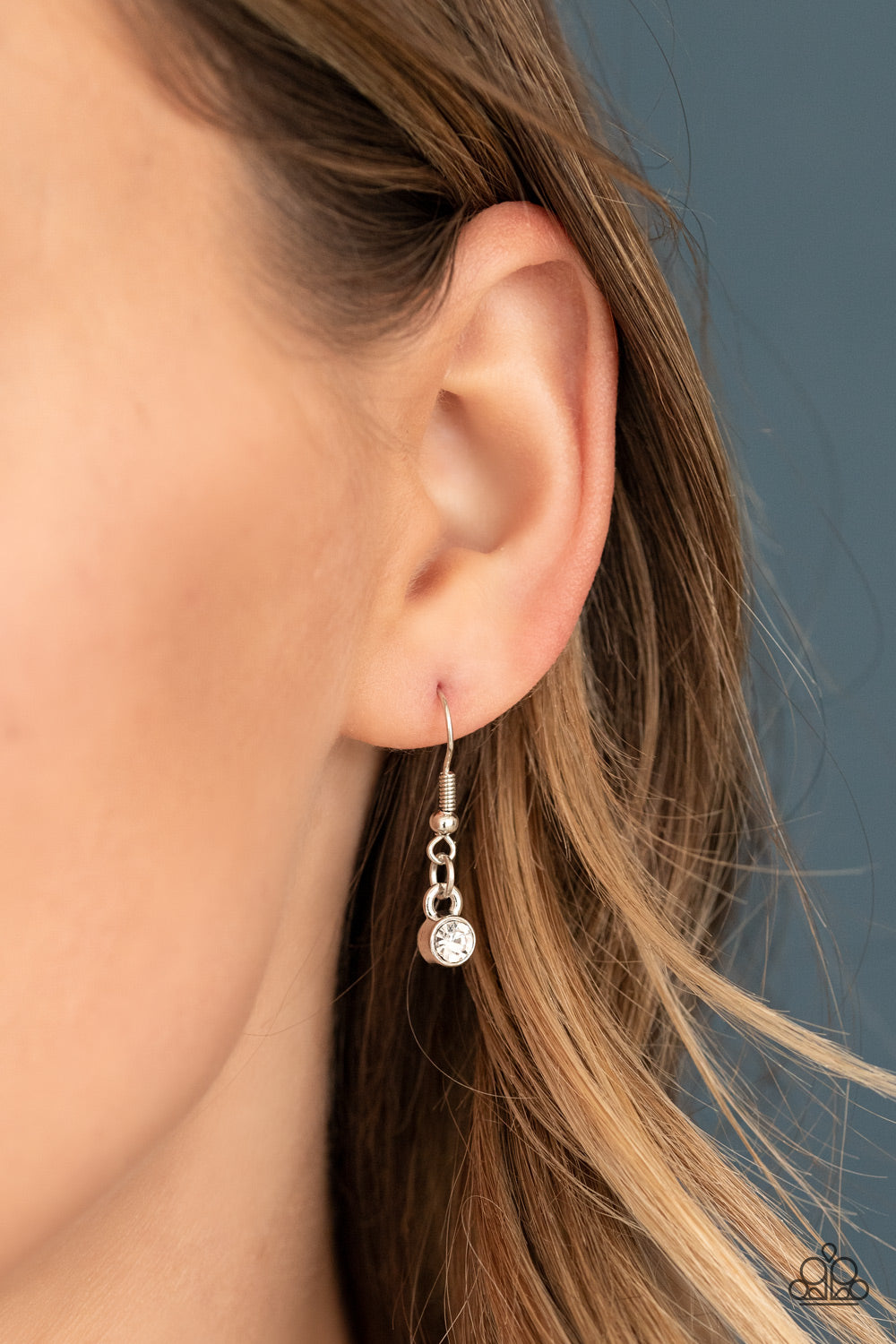 Sassy As They Come - White gem necklace (June 2020 - Life of the Party)