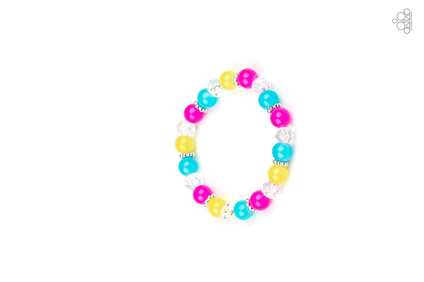 STARLET SHIMMER GLASSY, CRYSTAL-LIKE BEADED BRACELETS FOR LITTLE GIRLS (5-PACK) $500