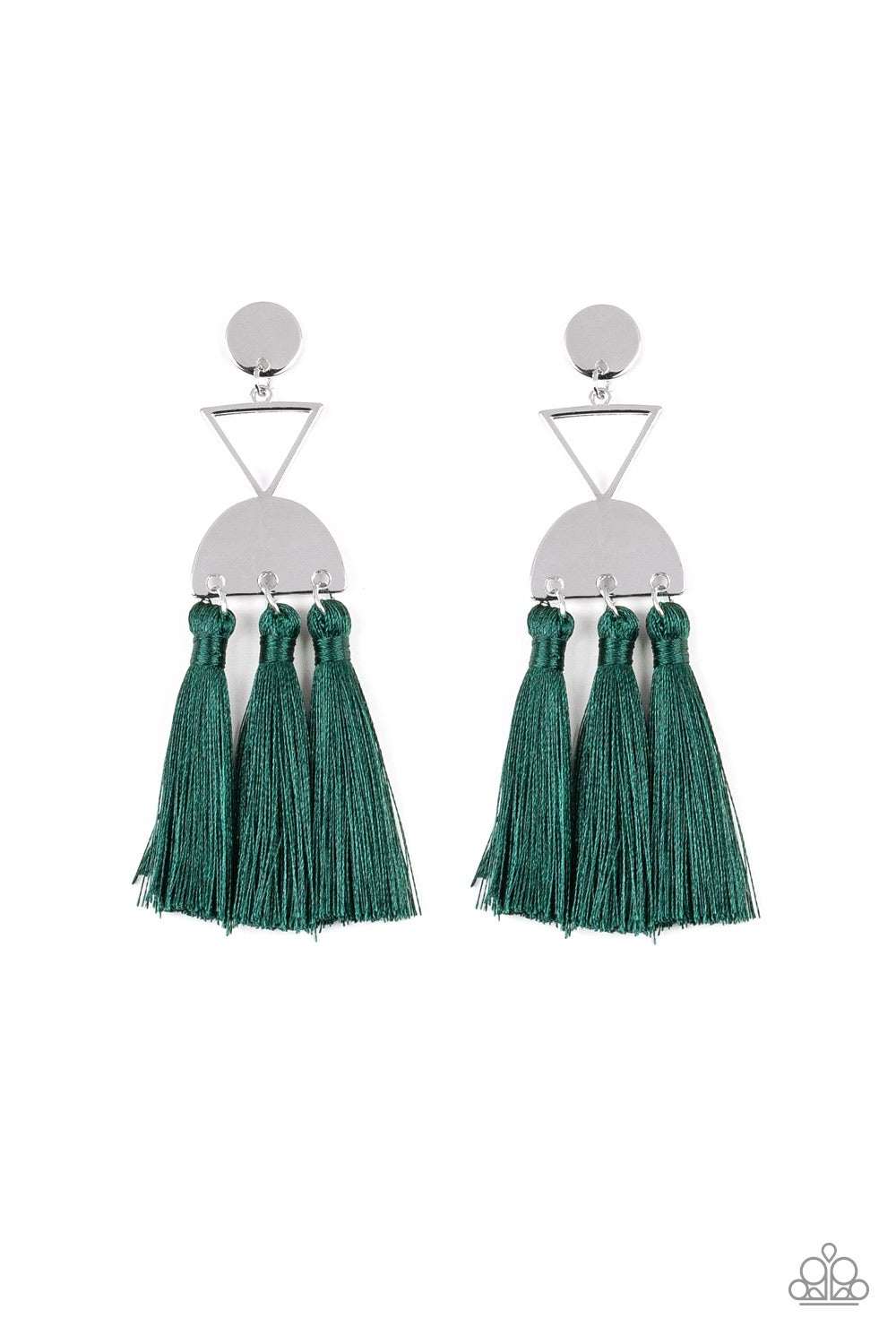 Tassel Trippin - Green earrings