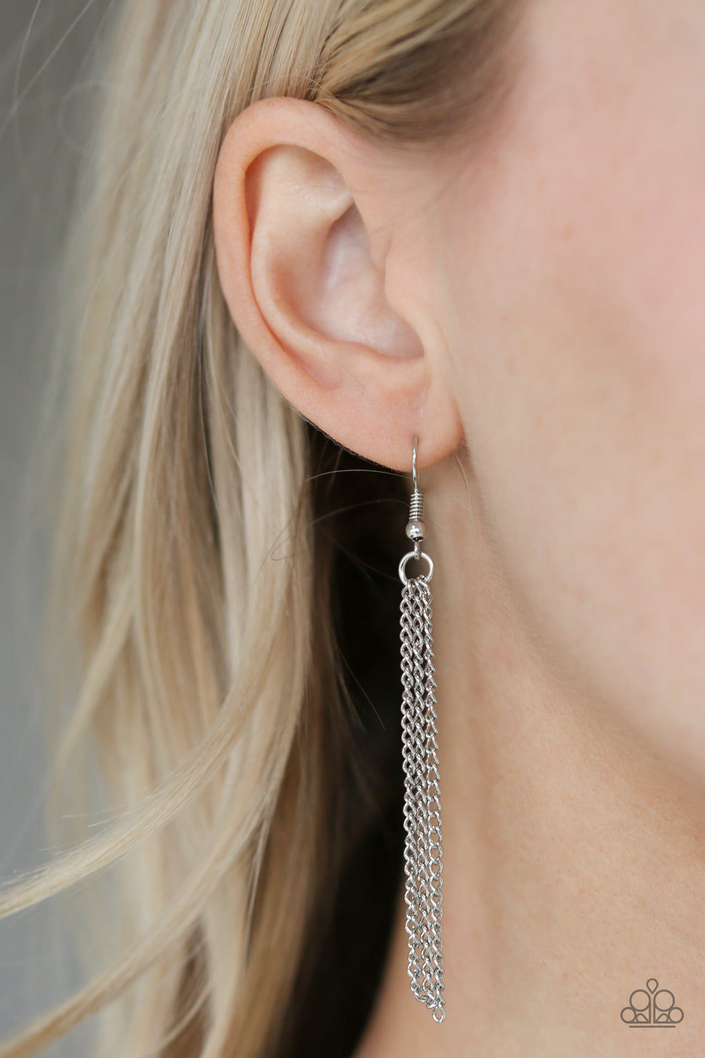 Totally Worth The TASSEL - Silver necklace