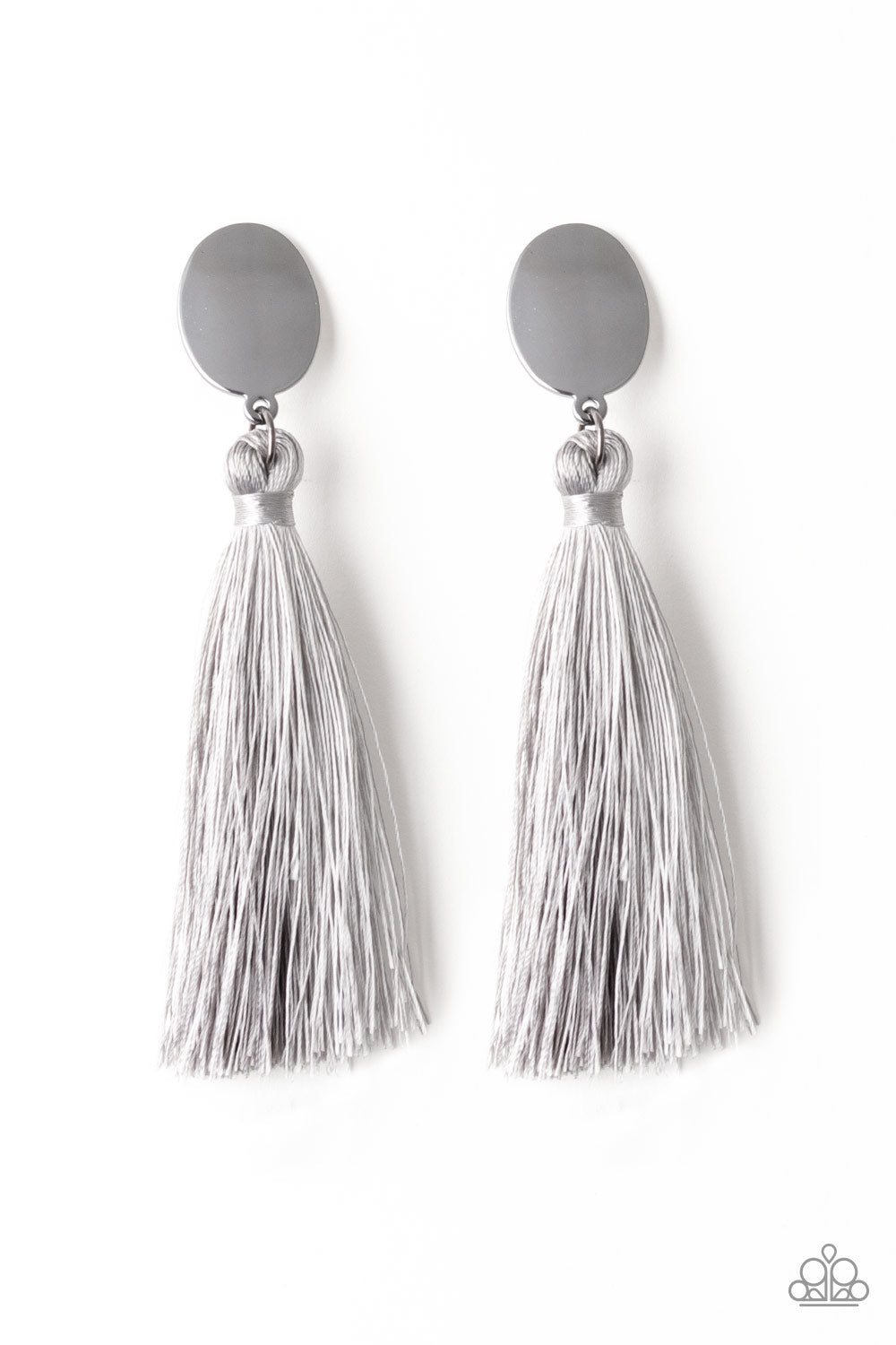 Va Va PLUME - Silver post earrings