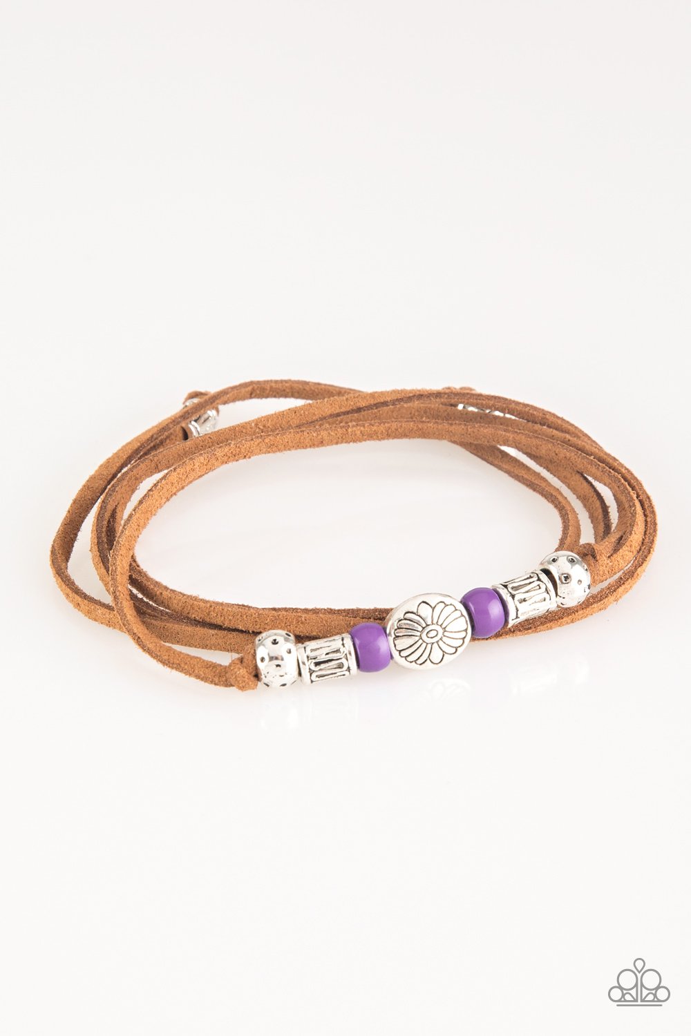 Clear A Path - Purple urban bracelet
