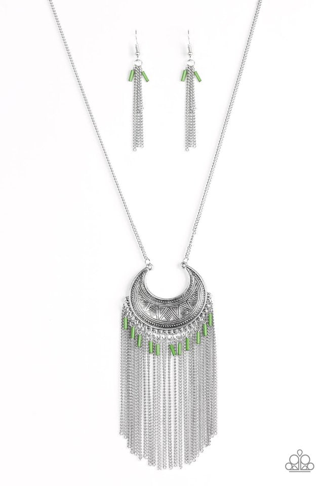 Desert Coyote - Green necklace set