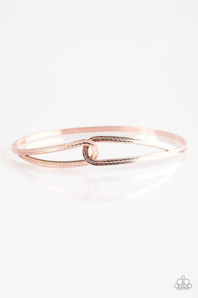 Elegant Expressionist - Rose Gold Bracelet