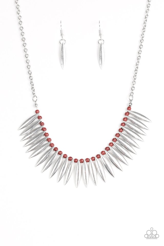 Tameless Tigress - Brown necklace