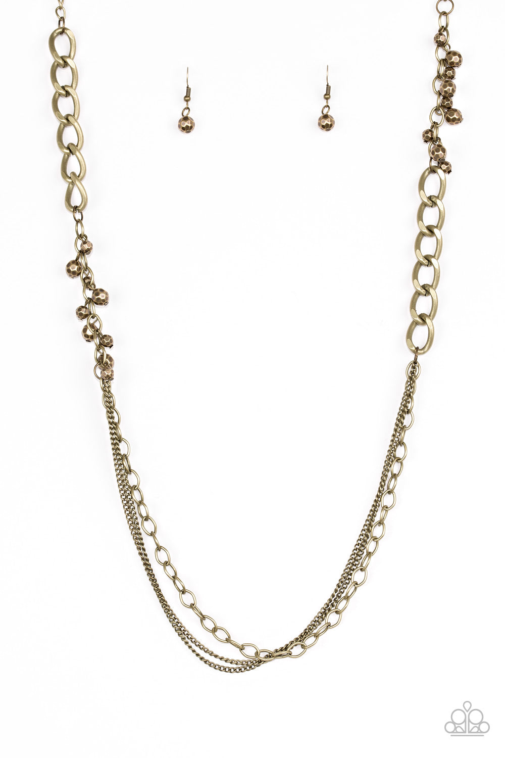 Mega Megacity - Brass necklace