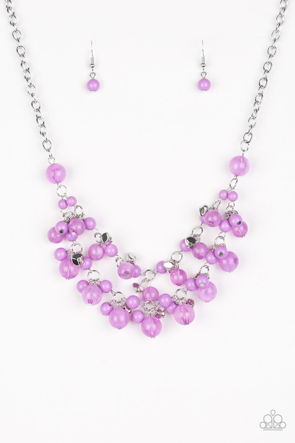 Gone Sailing - Purple Necklace