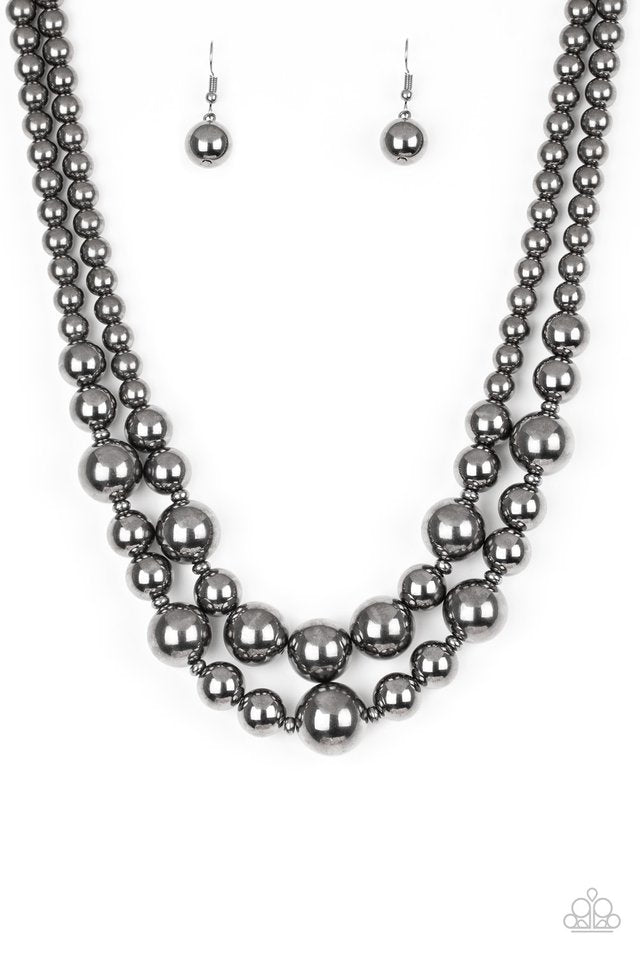 I Double Dare You - Black/Gunmetal necklace