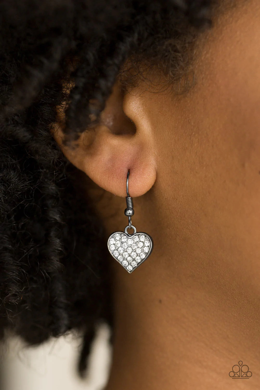 Harvard Hearts - Black/GM Necklace