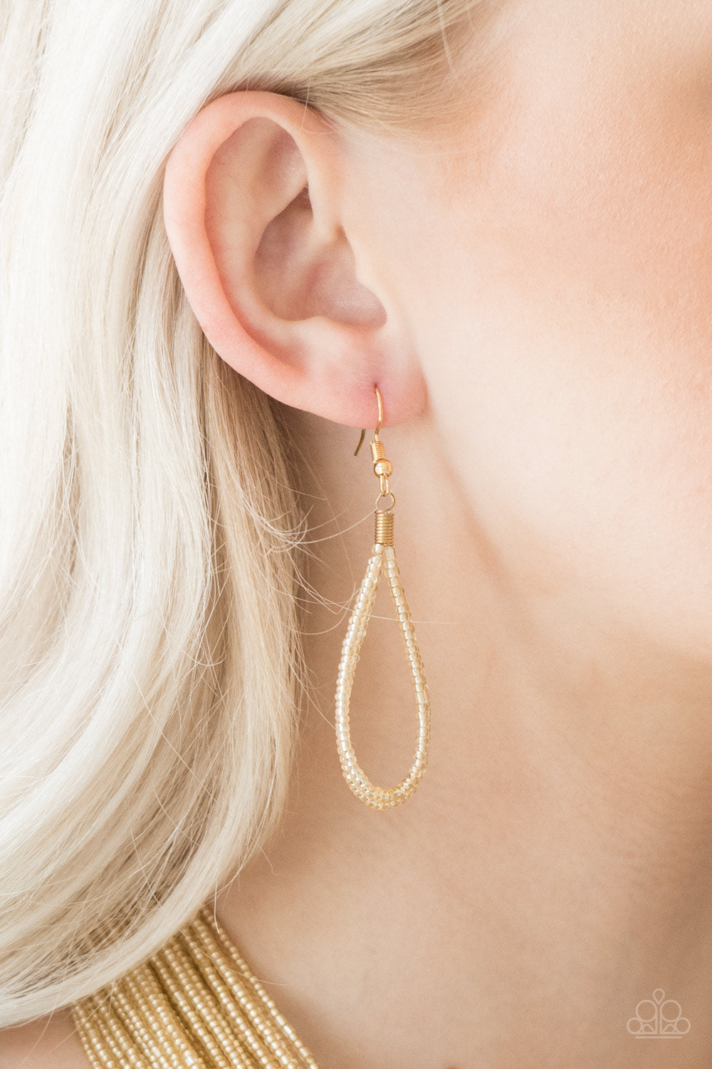 Streaming Starlight - Gold necklace