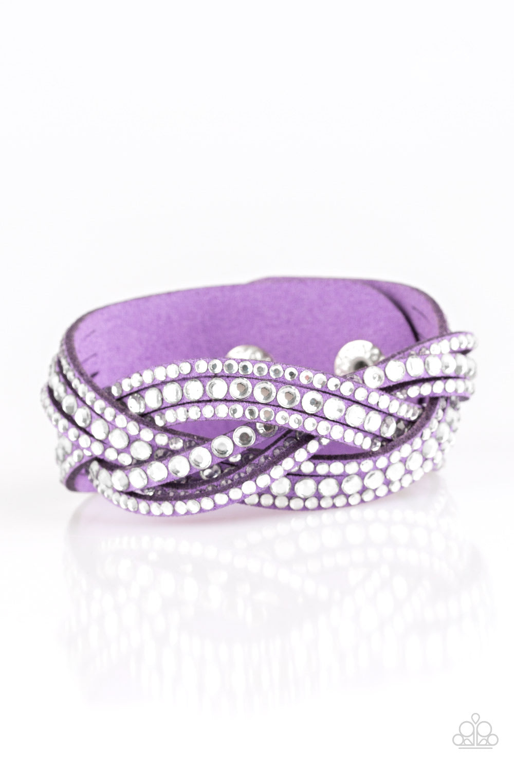 Bring On The Bling - Purple bracelet