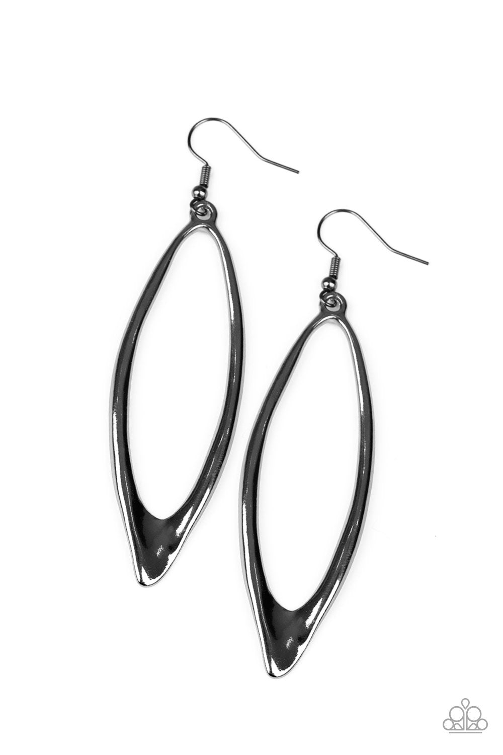 Positively Progressive - Black/Gunmetal earrings