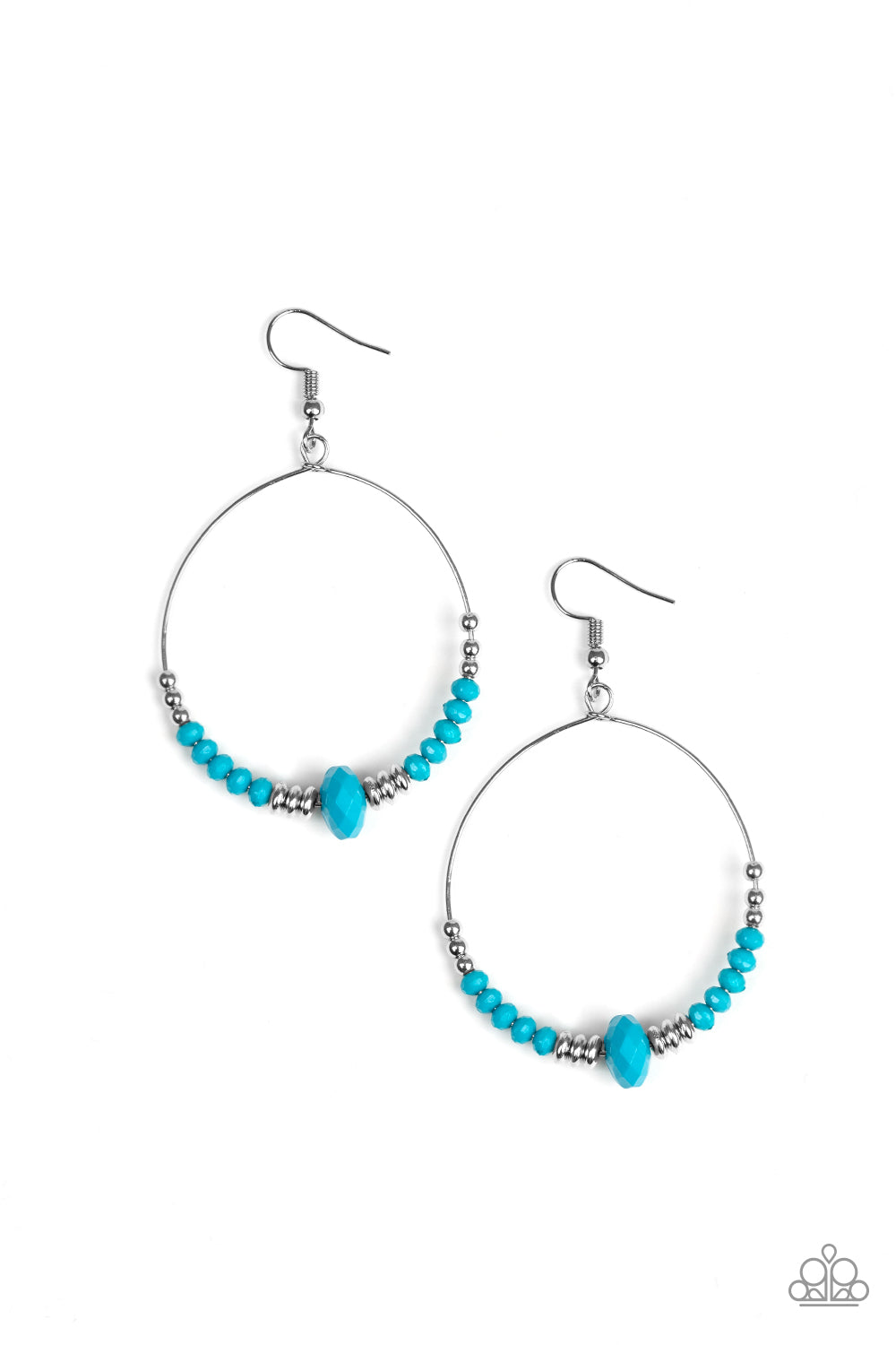 Retro Rural - Blue earrings