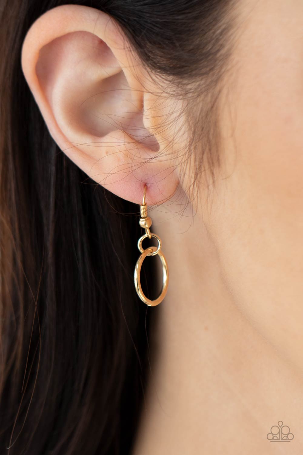 RING to Reason - Gold/Black Necklace