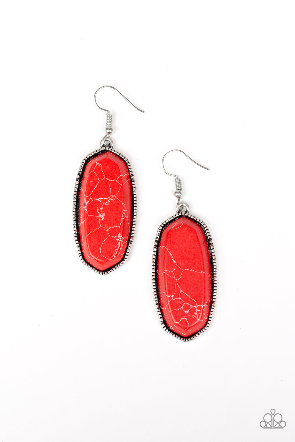 Stone Quest - Red earrings
