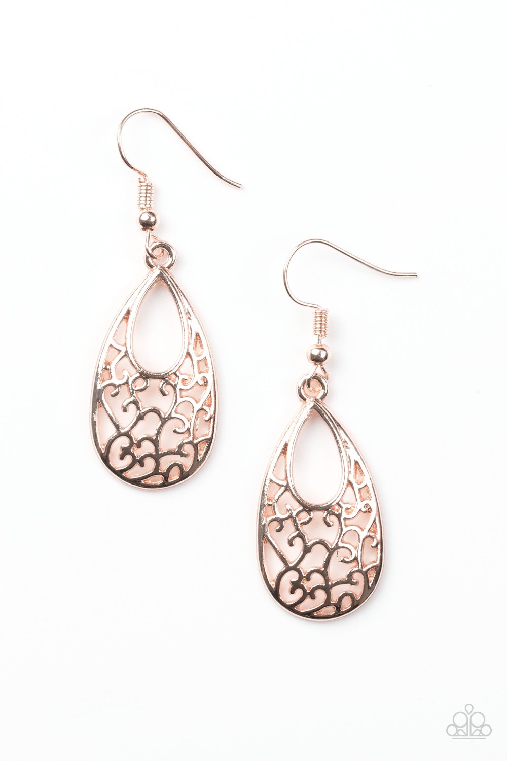 Always Be Vine - Rose Gold Earrings