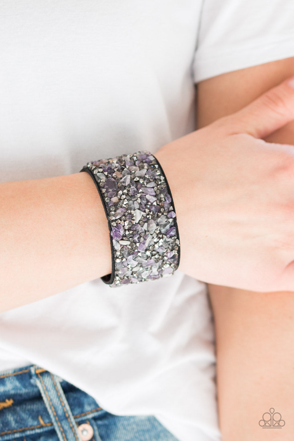 Crush Rush - Purple wrap bracelet