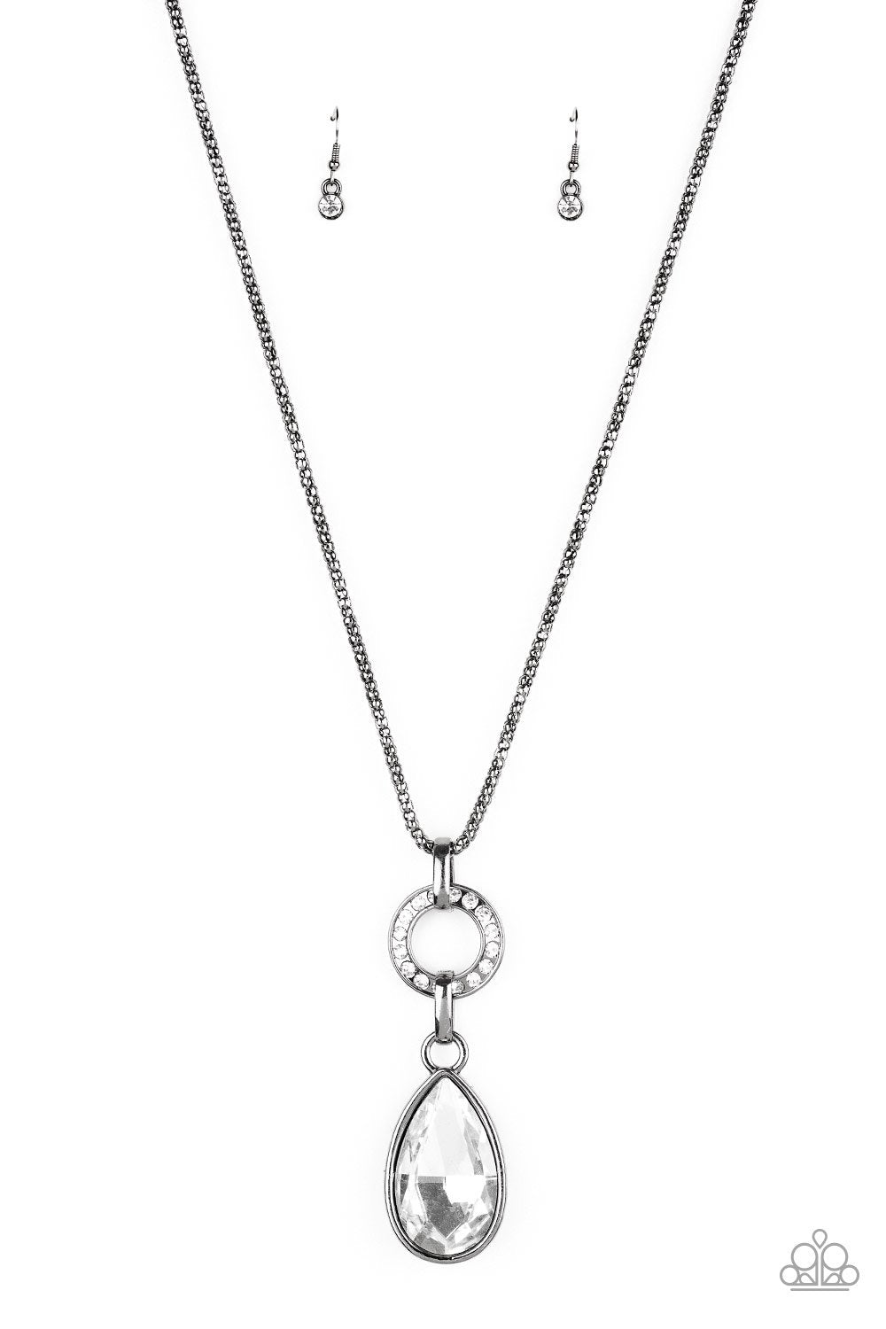 Lookin Like A Million - Black/Gunmetal necklace