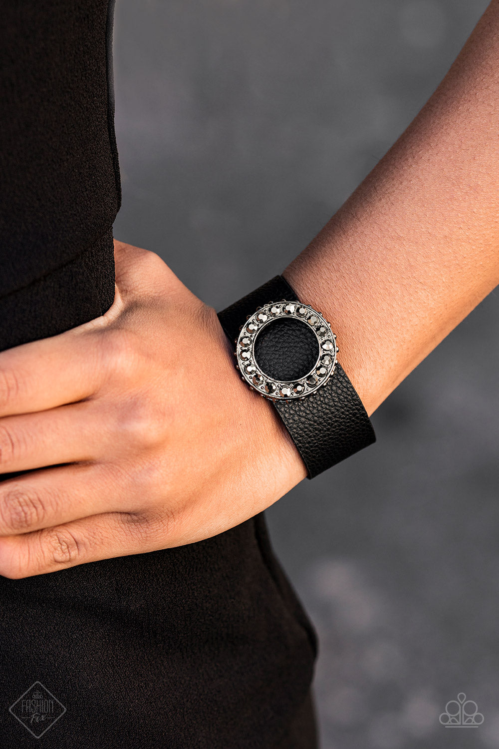 Rebel Razzle - Black wrap bracelet