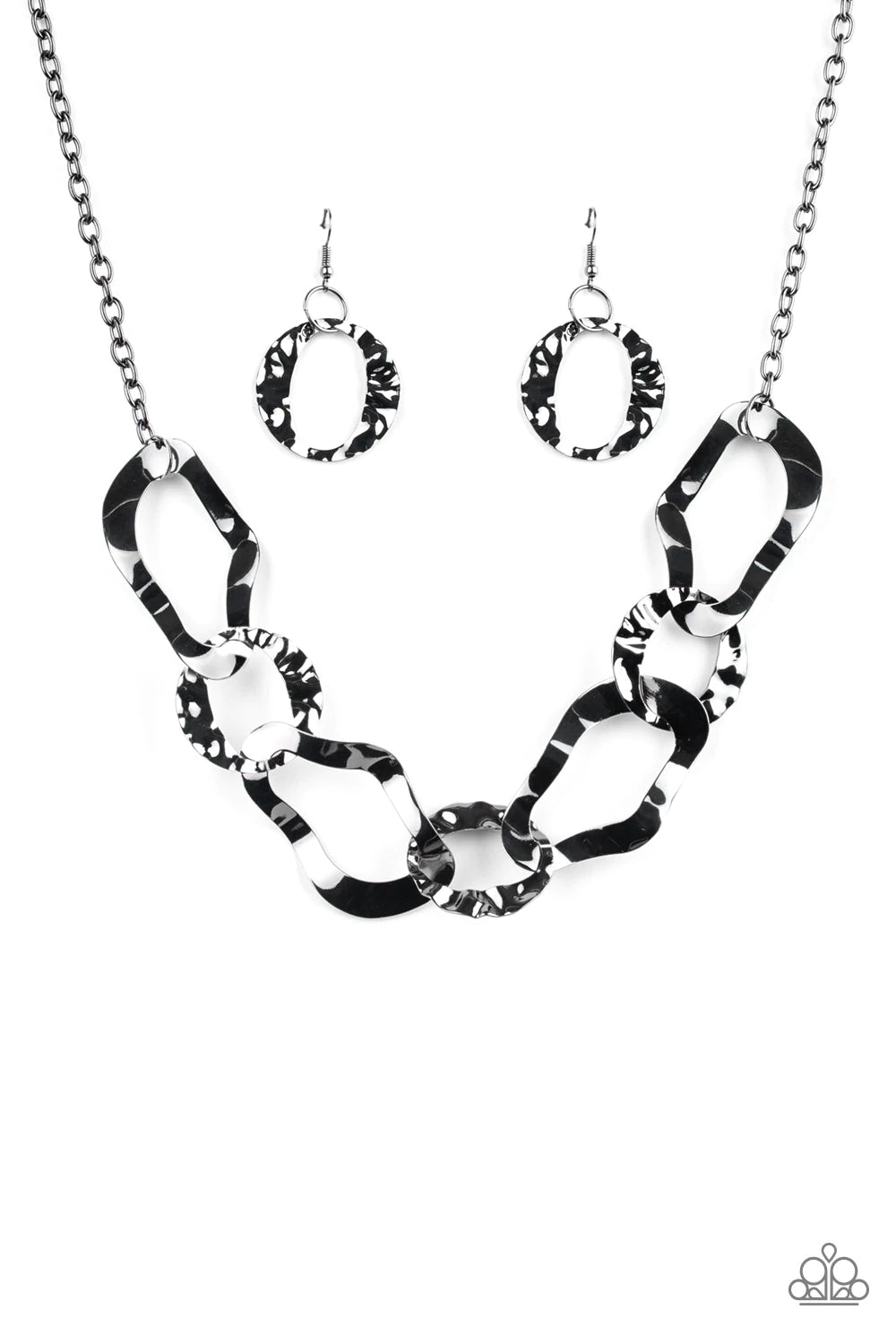 Capital Contour - Black/GM Necklace
