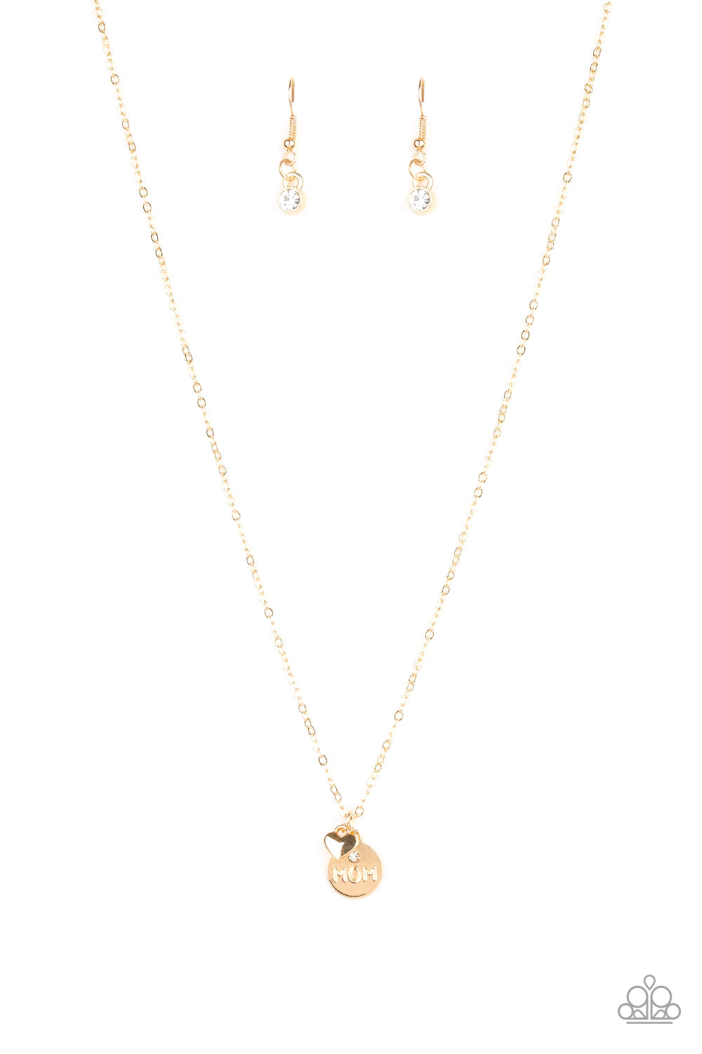 Worlds Best Mom - Gold necklace