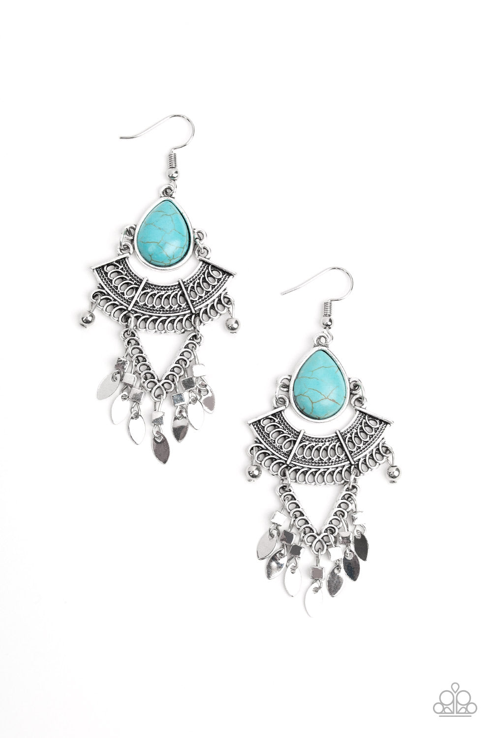 Vintage Vagabond - Blue/Turquoise earrings (Life of the Party - February 2020)
