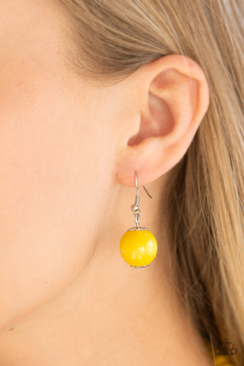 Tahiti Tropic - Yellow wood necklace